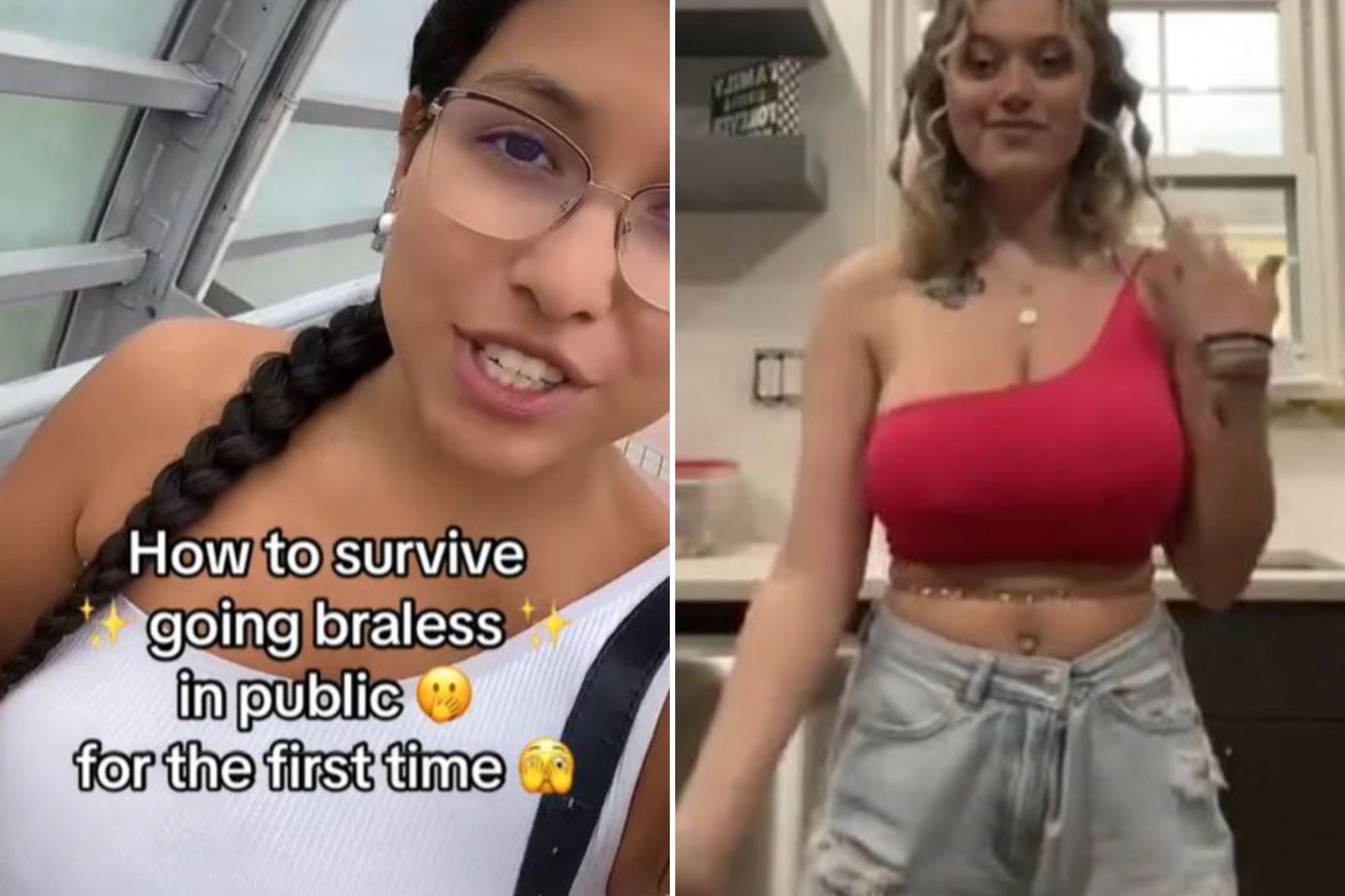 cheryl whillans recommends public braless videos pic