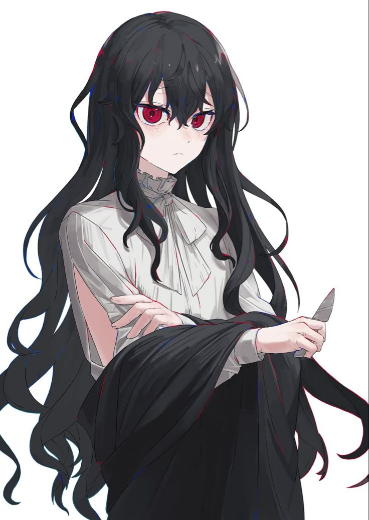 debbie axelson add photo anime girl long black hair