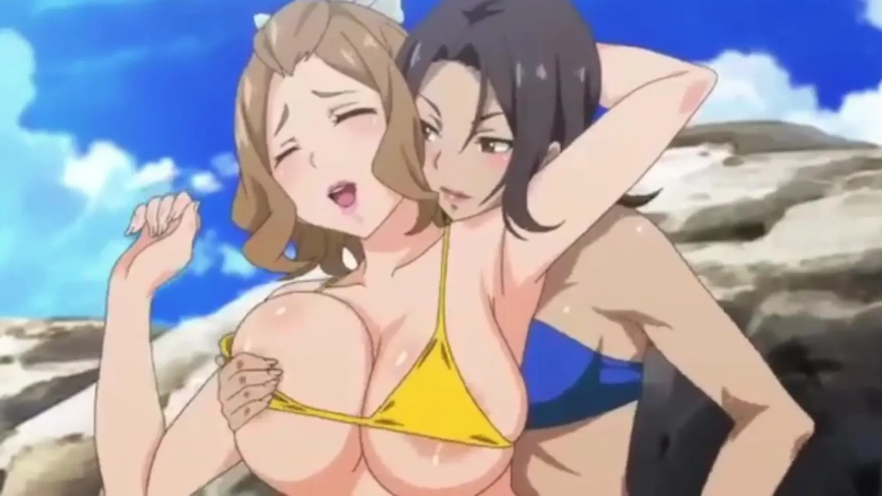 Best of Big tit anime lesbians