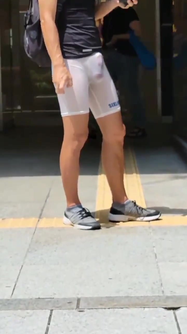 Best of Huge bulge in public