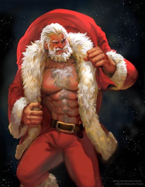 Sexy Anime Santa firewater tumblr