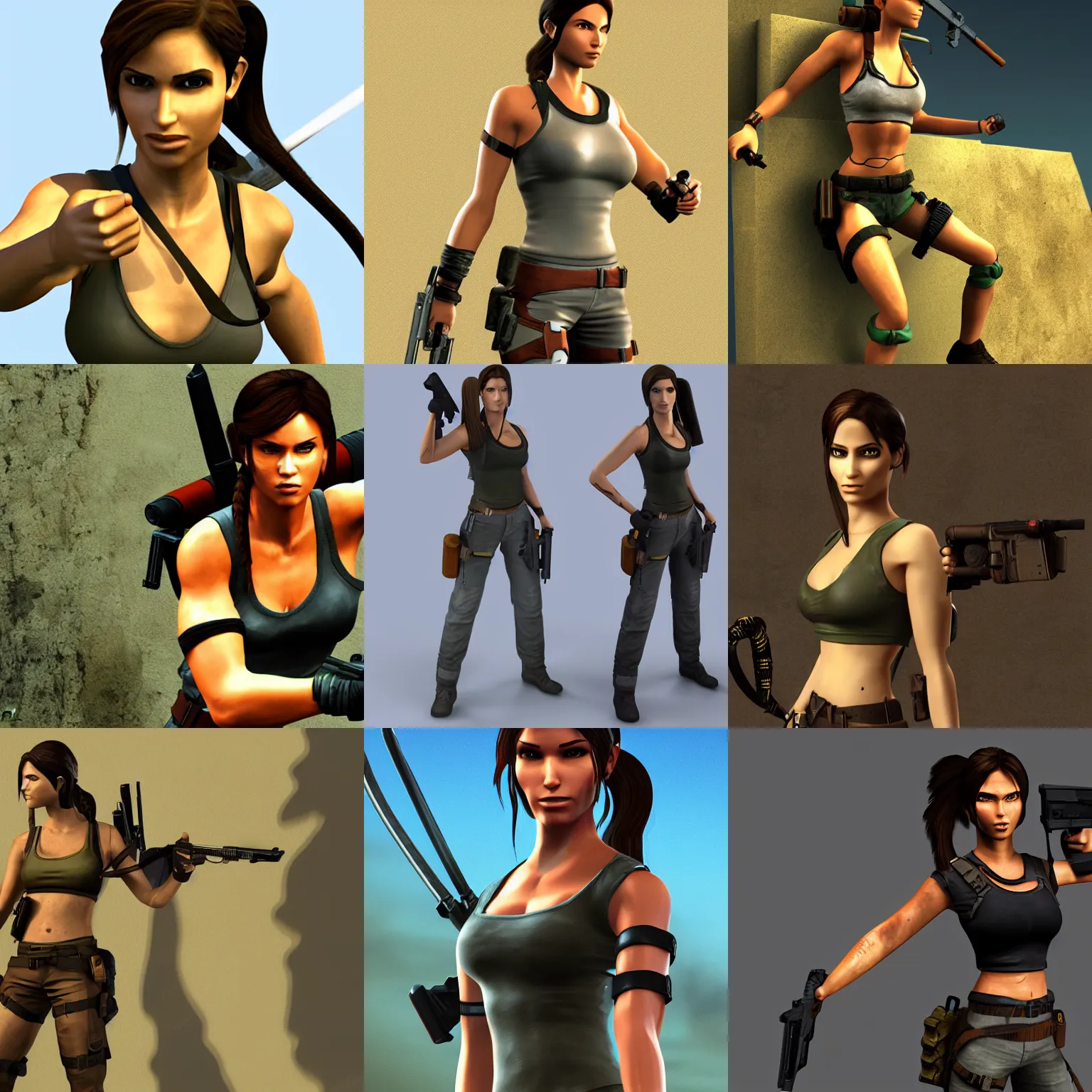 buddy spence recommends 3d animation lara croft pic