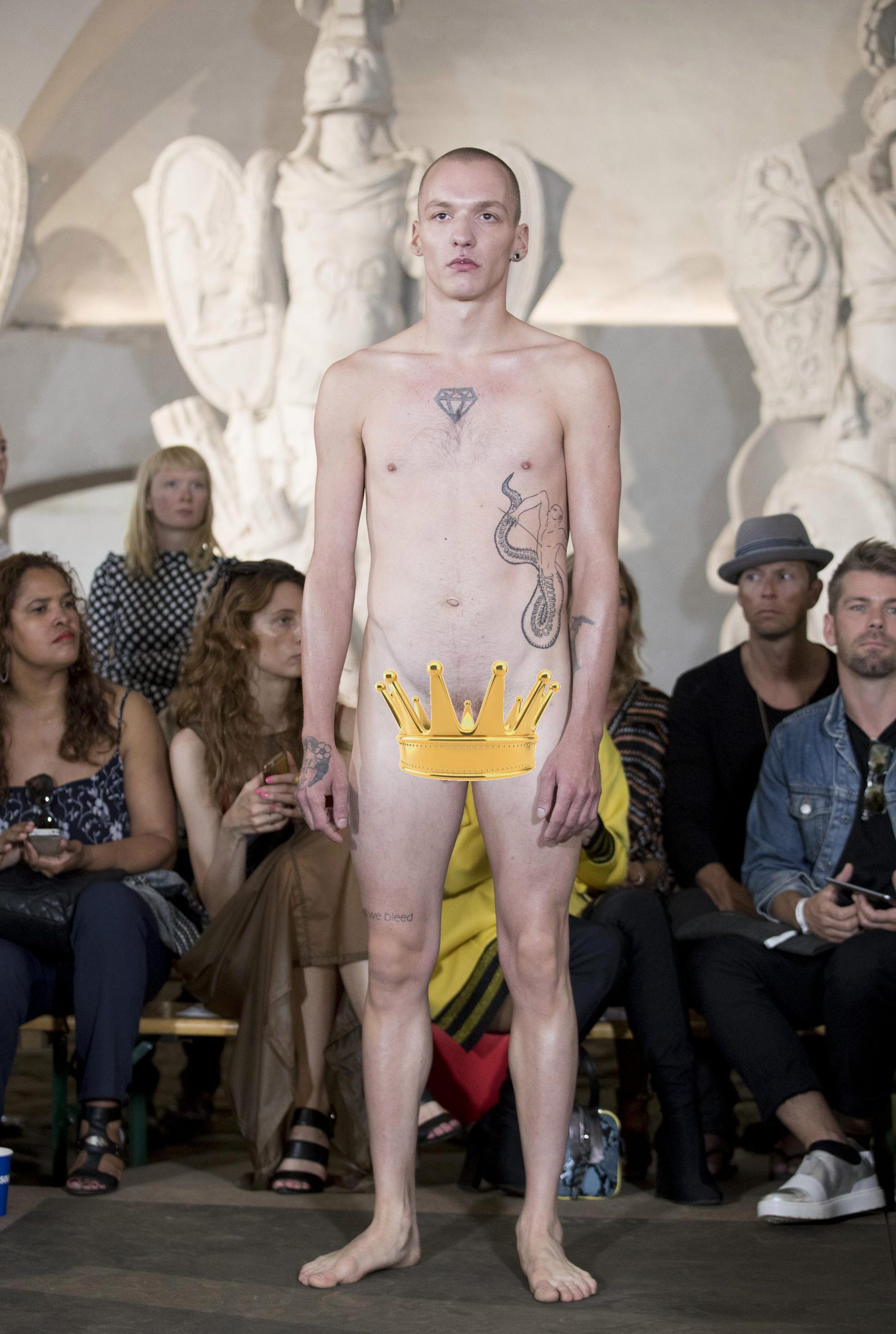 daniel tooman add nudes on the runway photo