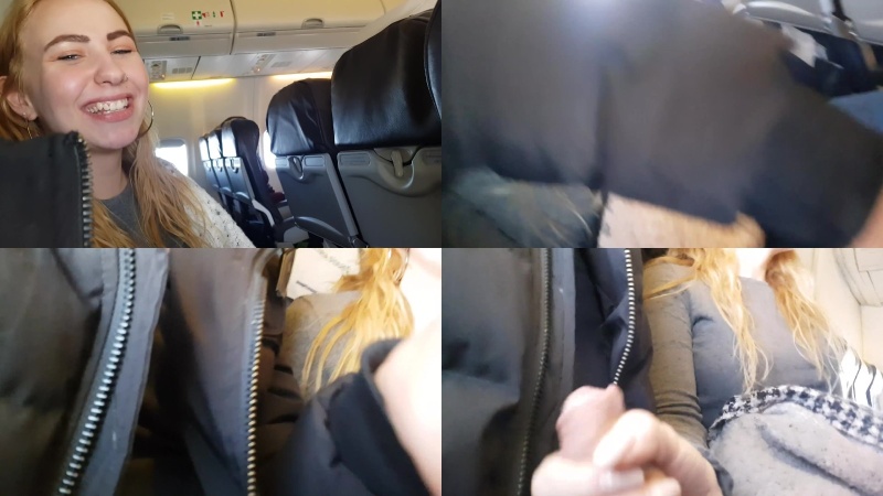 Best of Handjob on airplane