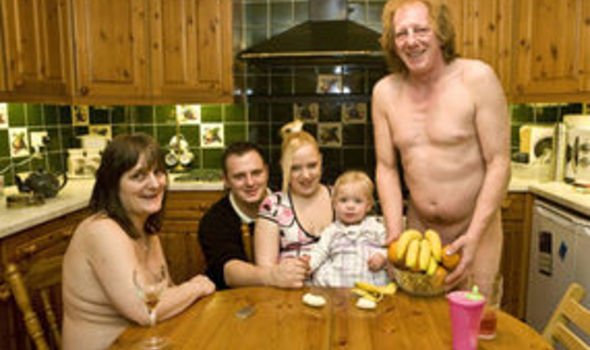 bertie knight recommends nude at home with family pic