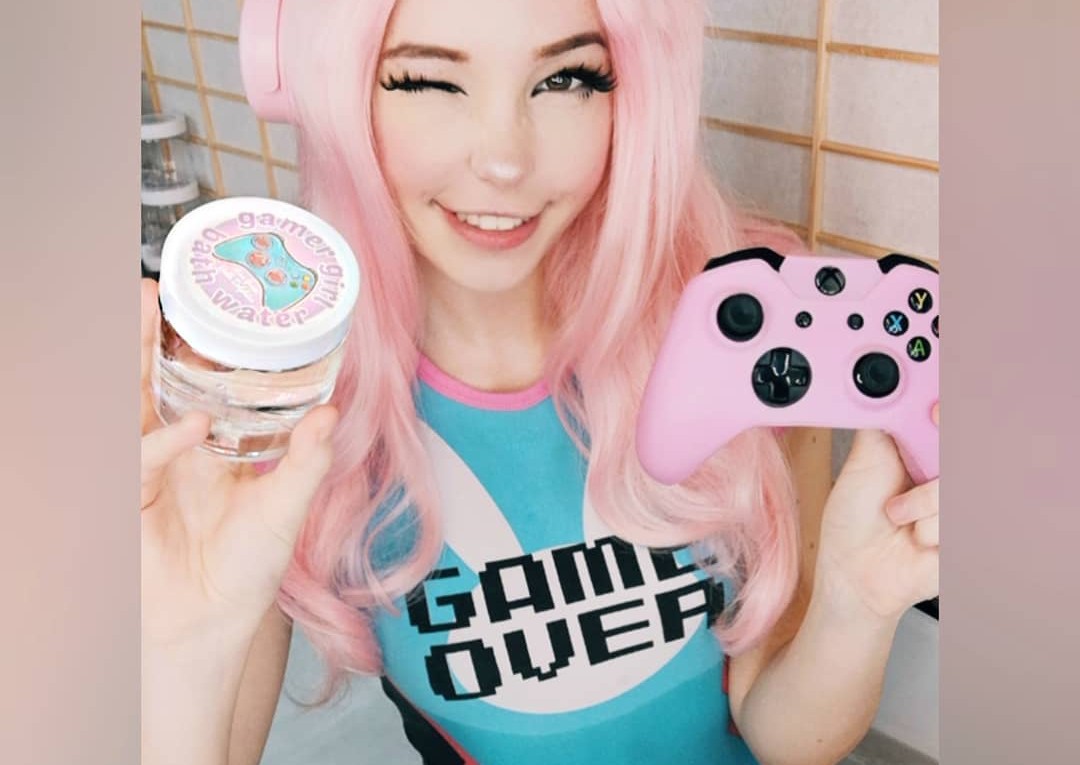 amanda cordero recommends belle delphine spread pic