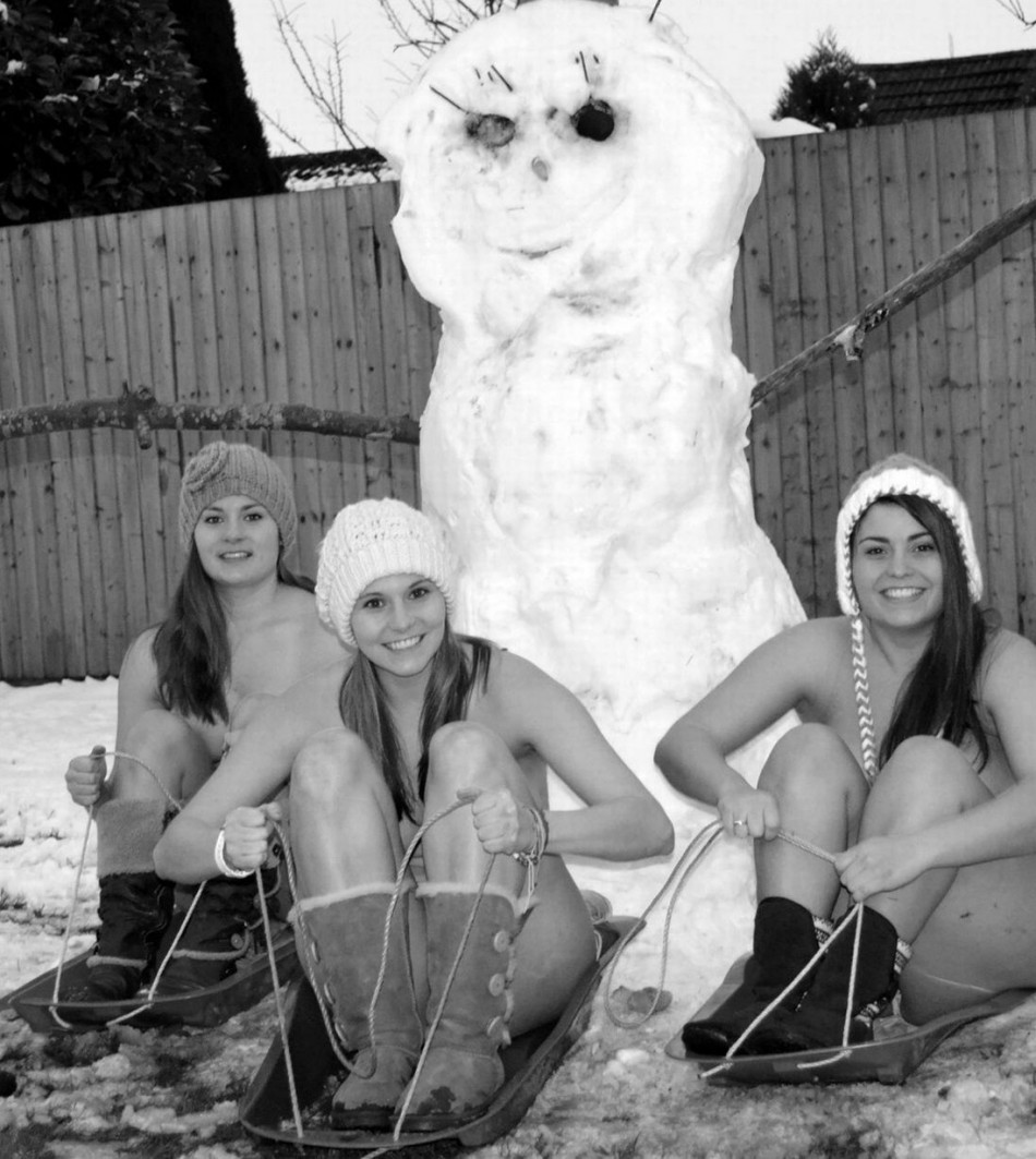 Best of Naked women in the snow