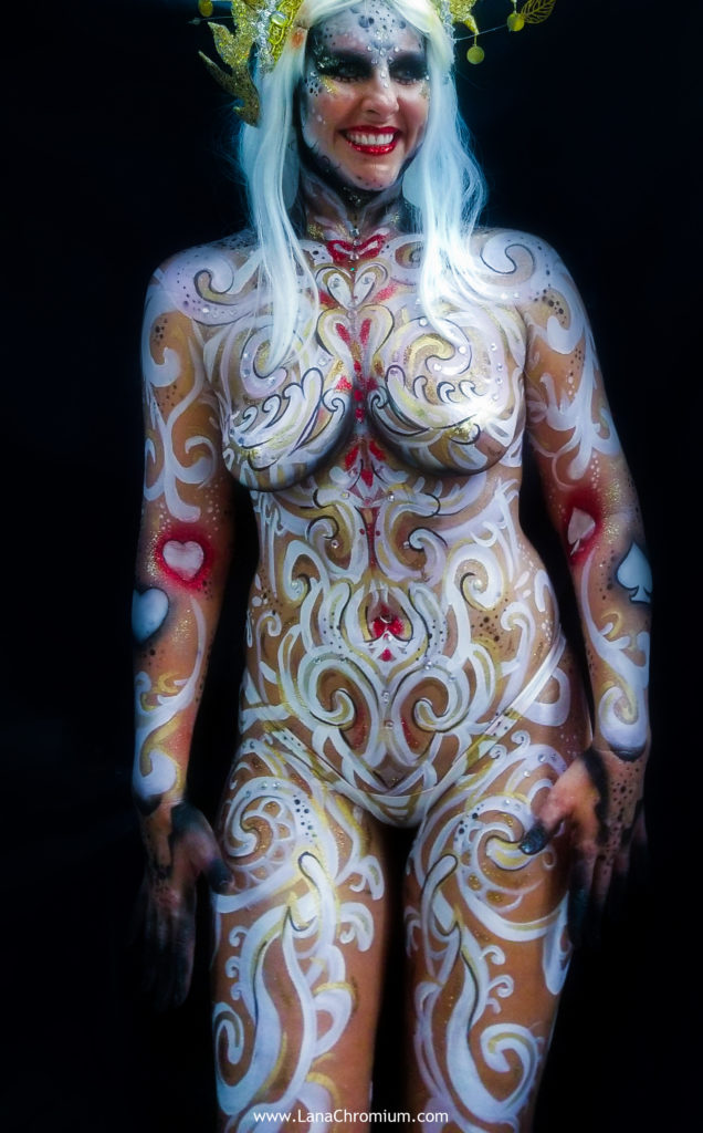 nude body paint festival