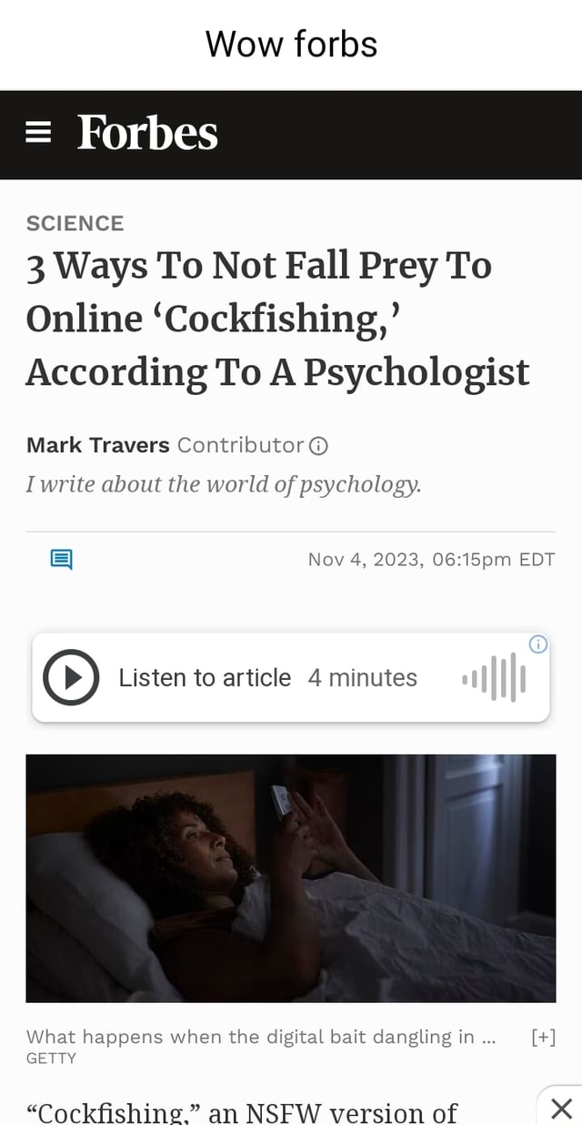 beverly stone recommends What Is Online Cockfishing