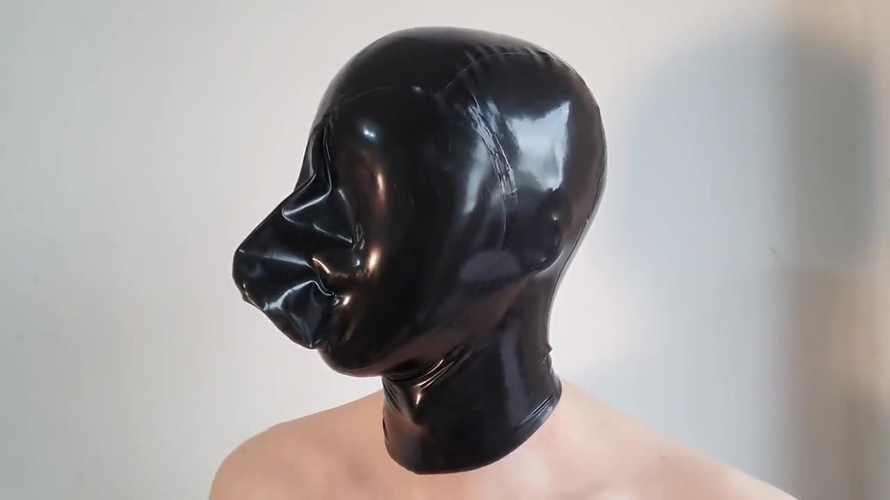 barb benson recommends breathplay latex hood pic