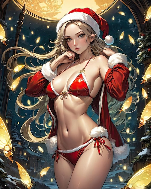 barbie layne add sexy anime santa photo