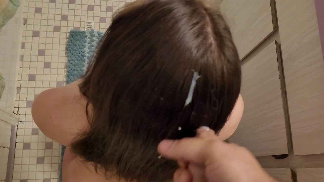 catherine fillebrown recommends cumming in hair pic