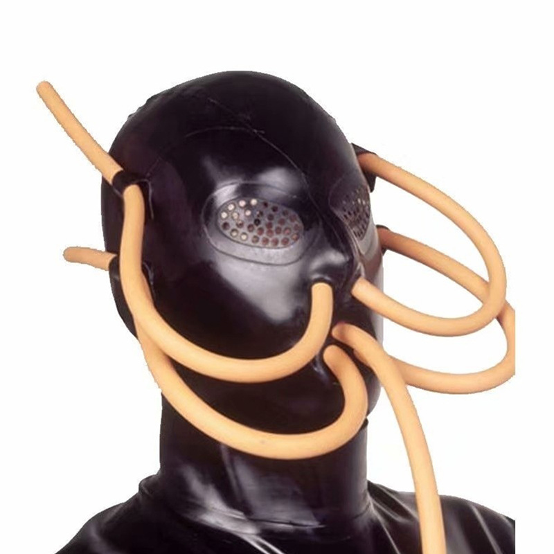 ahmed mostafa mohamed recommends Breathplay Latex Hood