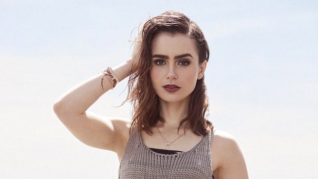 Lily Collins Tits hot wife