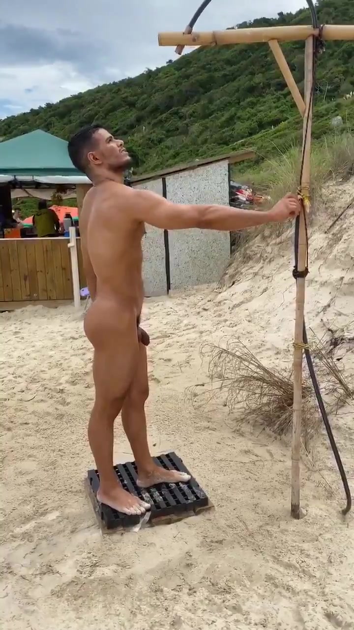 corry sand add beach shower voyeur photo