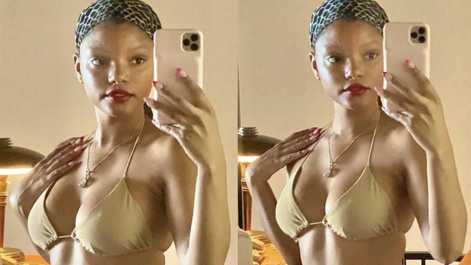 halle bailey naked