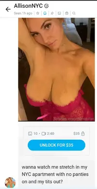 carlos e leon recommends allisonnyc tits pic