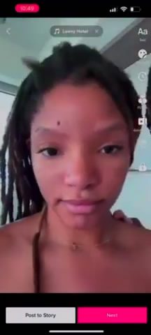 deven drayton add halle bailey naked photo