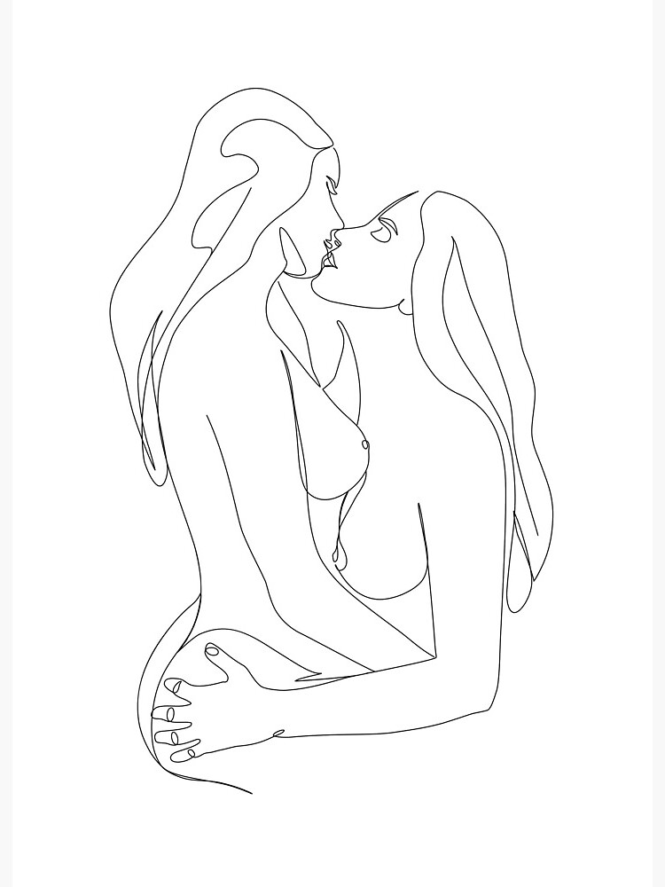 Lesbian Sex Art on panty