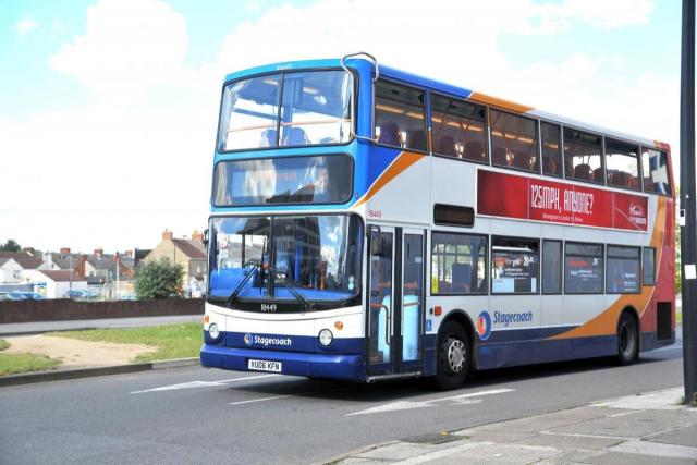 buck bagley add gropped on bus photo