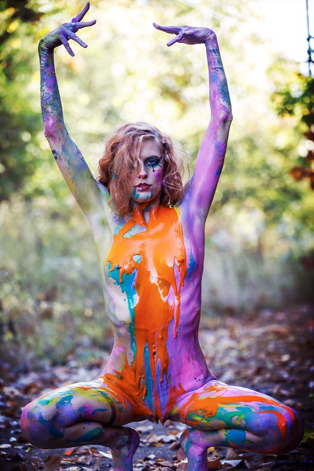 full nude body paint