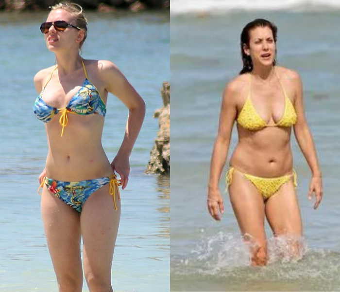 curtis polley add kate mckinnon bikini photo