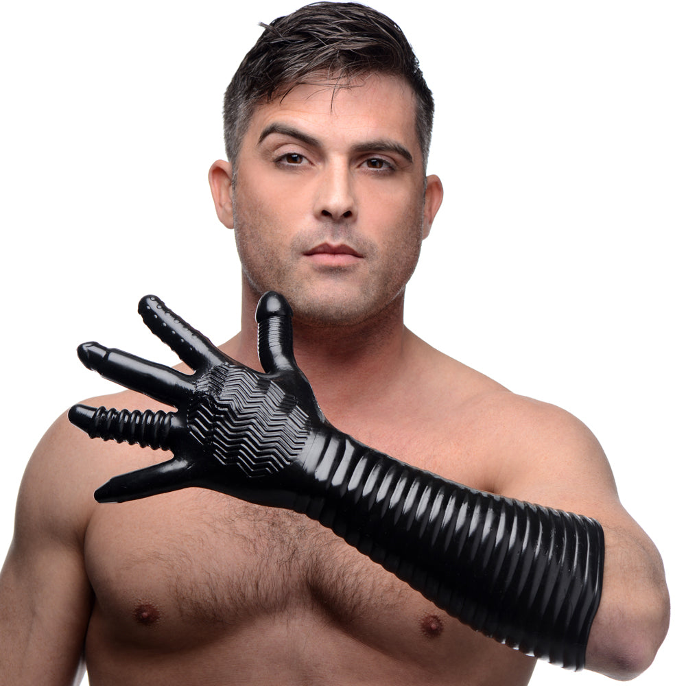 bashar rihani add latex gloves anal fisting photo