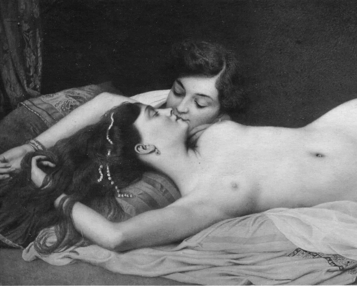 Best of Lesbian sex art