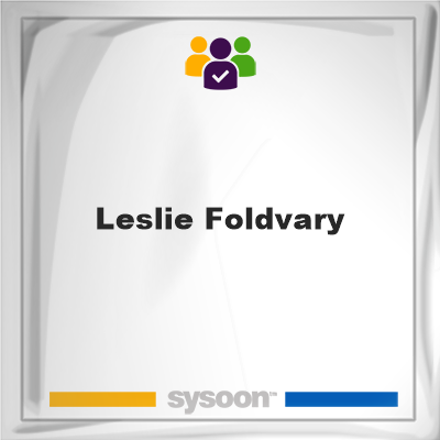 anthony jesmer recommends Leslie Foldvary