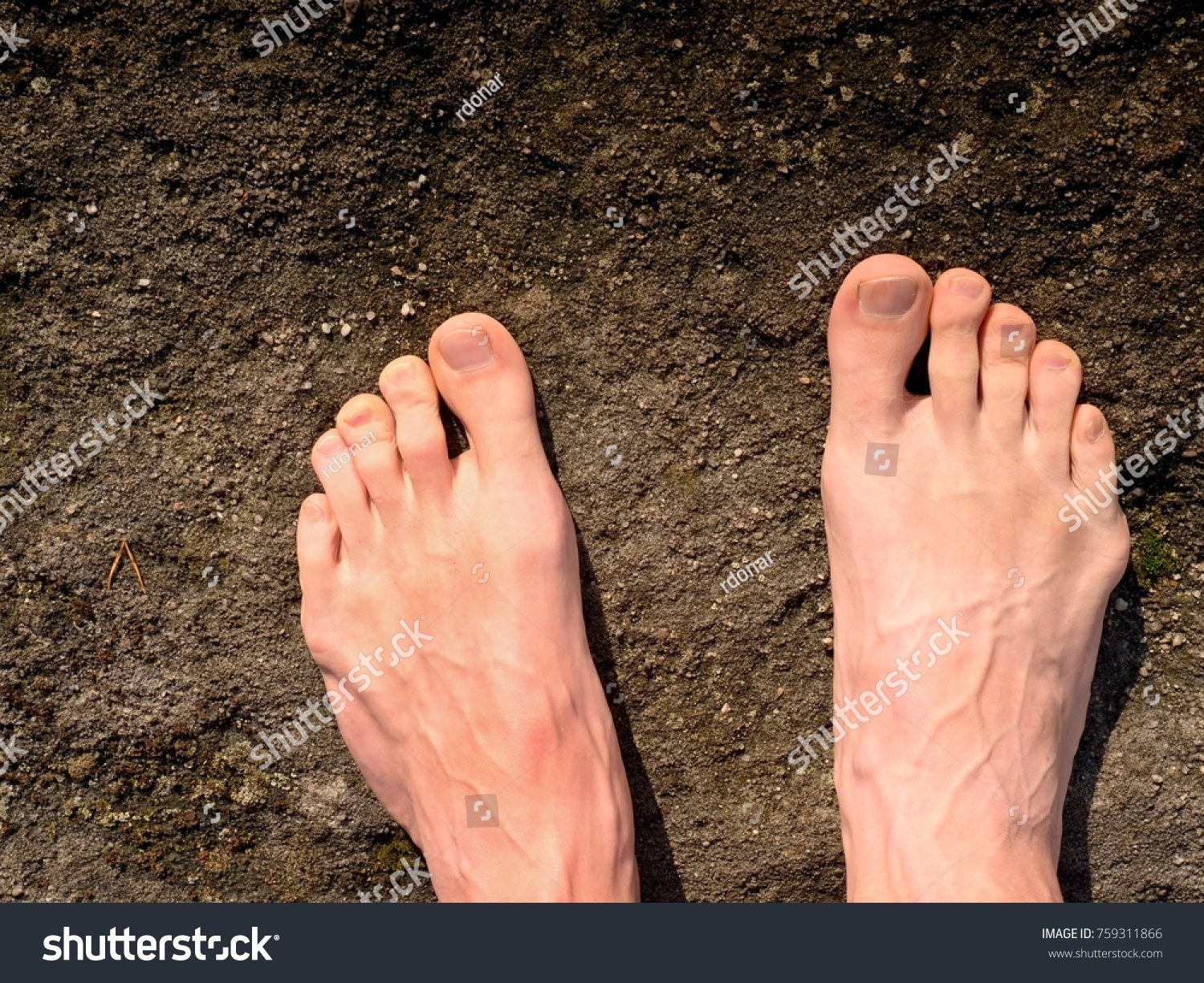 naked male feet