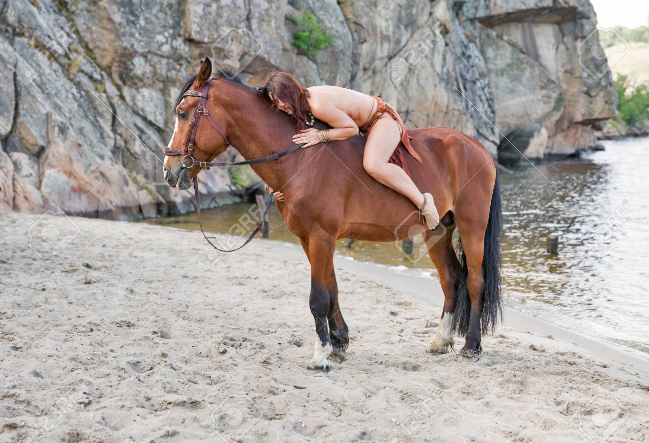 boateng shadrack add naked woman on horseback photo