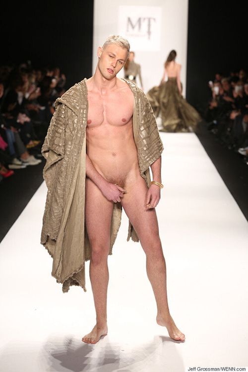 nude men runway