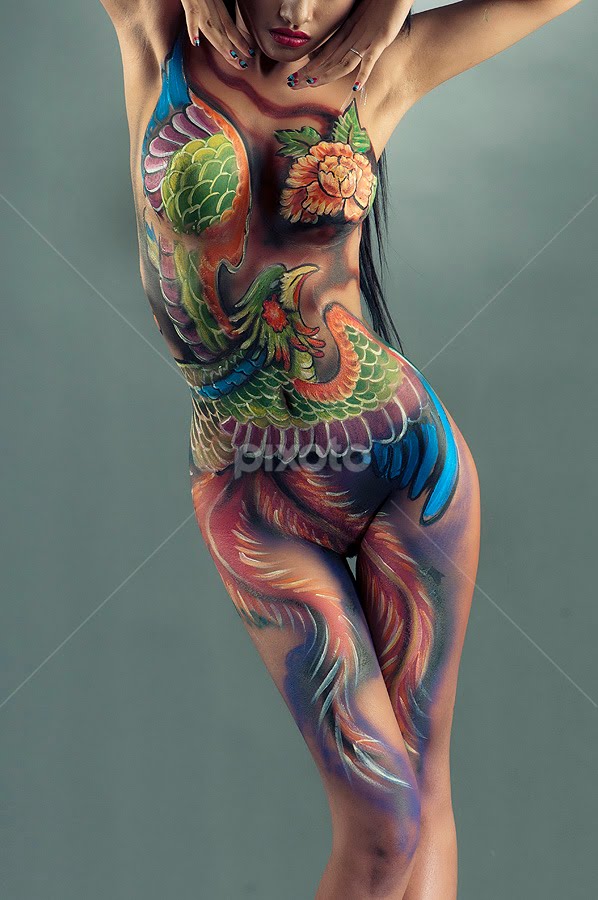 Best of Nude women bodypaint