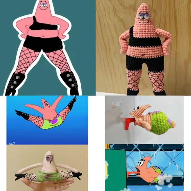 donna findley recommends patrick star fishnets pic