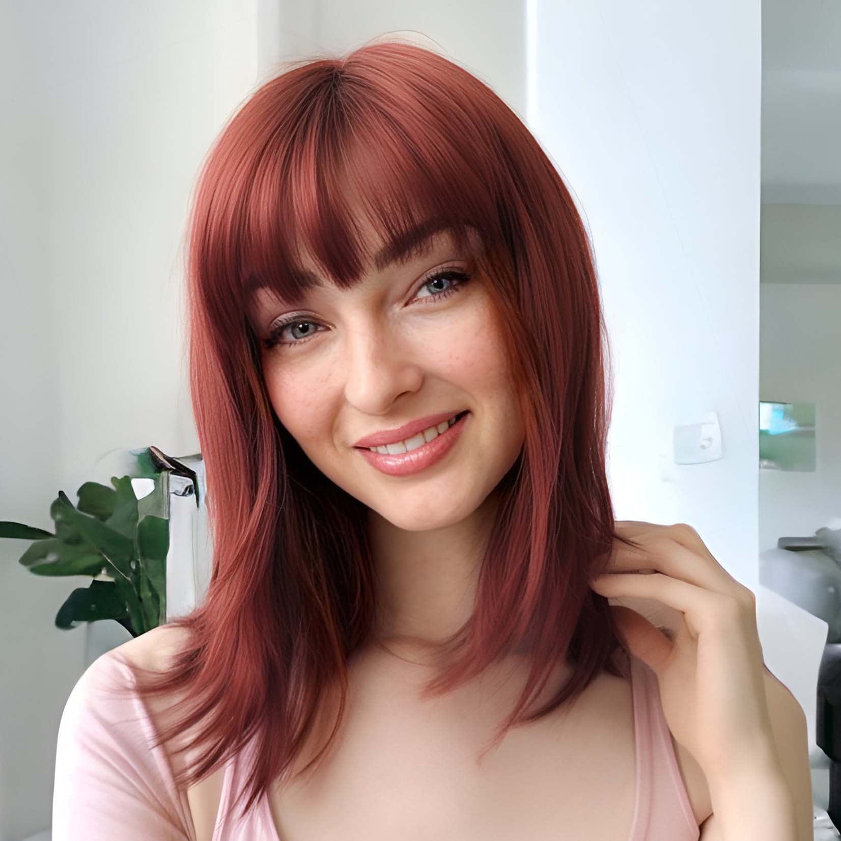 amber marie arnold recommends redheads with bangs pic