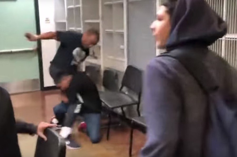 Best of Teacher fights student over phone video uncut version